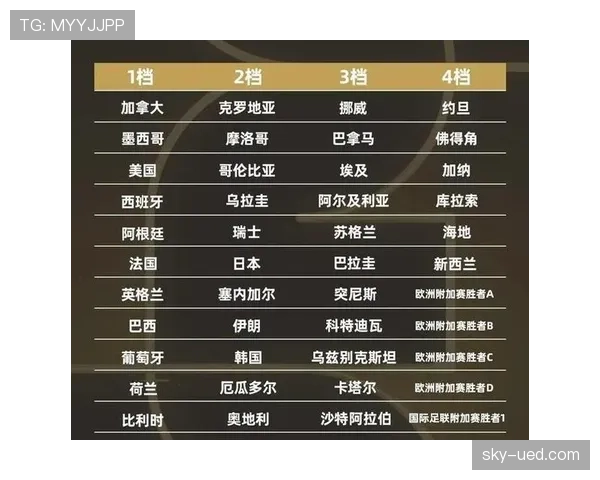 2026世界杯官方席位排序详解 2026世界杯官方席位排序详解